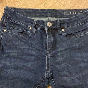 BlankNYC skinny jeans with ankle zippers